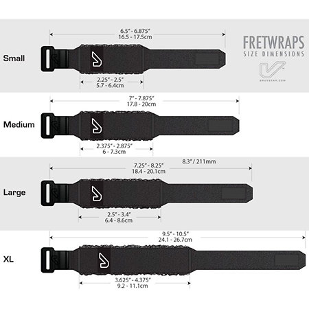 FretWraps Leaf Green Medium Gruv Gear
