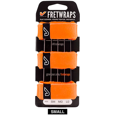 Gruv Gear FretWraps 3-Pack Flare Orange Small