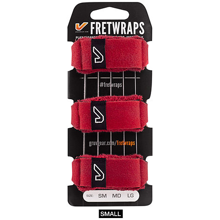 Gruv Gear FretWraps 3-Pack Fire Red Small