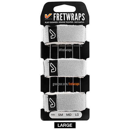 Gruv Gear FretWraps 3-Pack Stone White Large