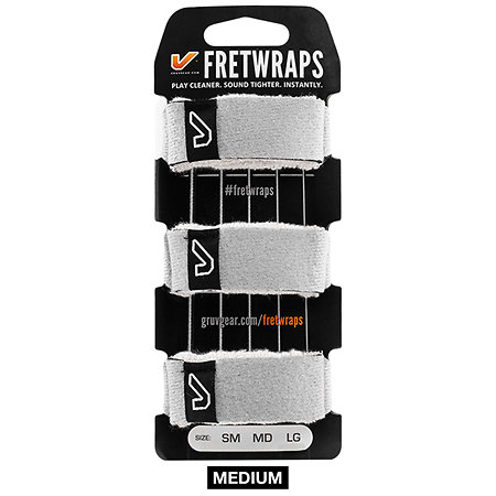 Gruv Gear FretWraps 3-Pack Stone White Medium