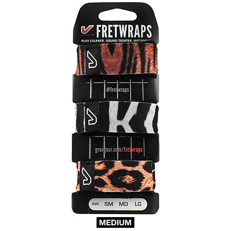 Gruv Gear FretWraps 3-Pack Wild Medium