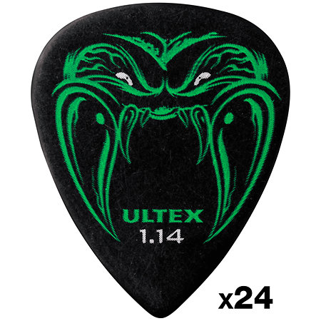 PH112R114 Ultex Hetfield's Black Fang 1,14 mm Sachet de 24 Dunlop
