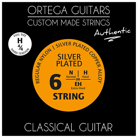 Ortega NYA44H Jeu de corde Authentic Nylon