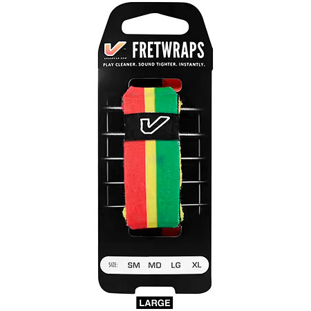 Gruv Gear FretWraps World Flags Red Yellow Green Large