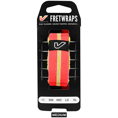 Gruv Gear FretWraps World Flags Red Yellow Medium
