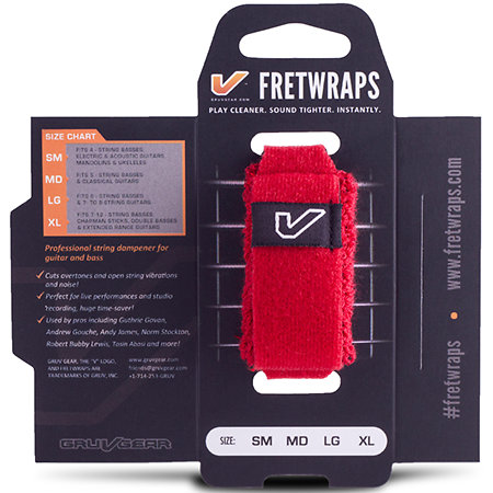 FretWraps Fire Red Large Gruv Gear