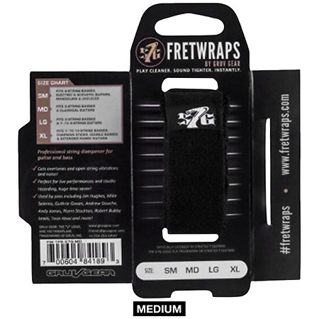 Gruv Gear FretWraps S7G Black Medium