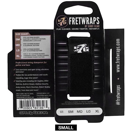 Gruv Gear FretWraps S7G Black Small