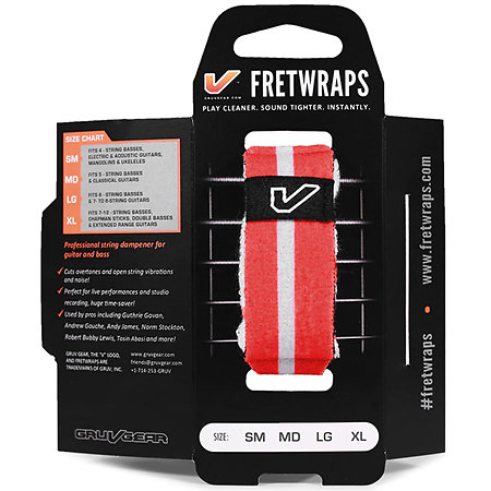 FretWraps World Flags Red White Medium Gruv Gear