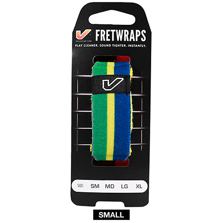 Gruv Gear FretWraps World Flags Green Yellow Blue Small