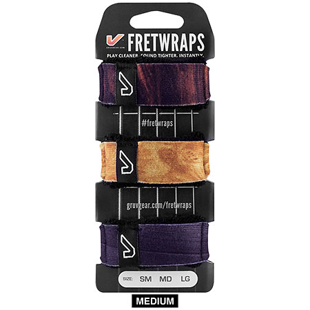 Gruv Gear FretWraps 3-Pack Wood Medium
