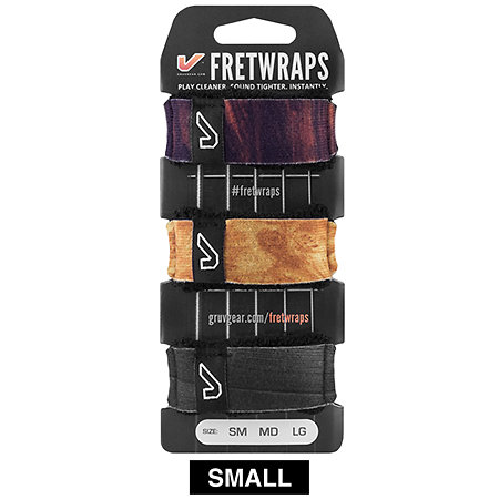 Gruv Gear FretWraps 3-Pack Wood Small