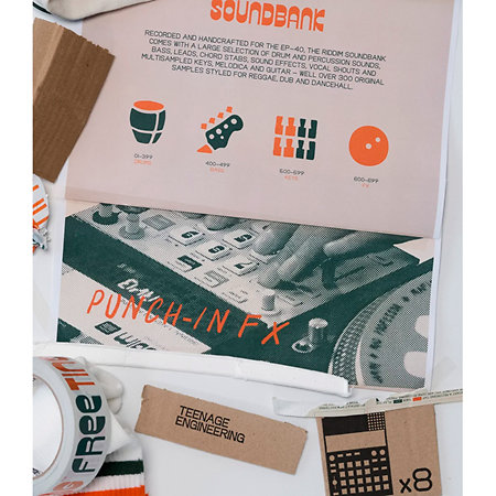 Pack EP-40 Riddim Supertone (EP-40 + EP-2350) Teenage Engineering