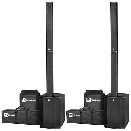 HK Audio Polar 10 Mk2 Black (la paire) + Housses