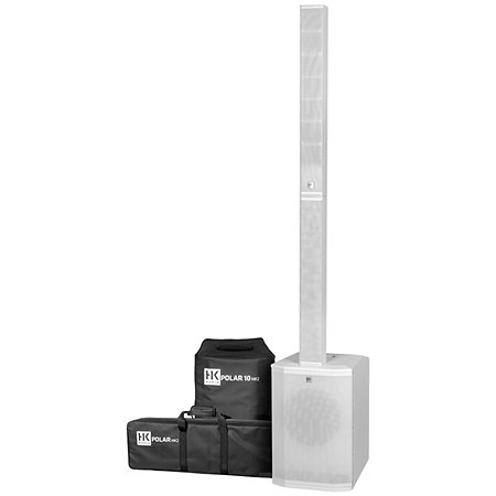 Polar 10 Mk2 White (la paire) + Housses HK Audio