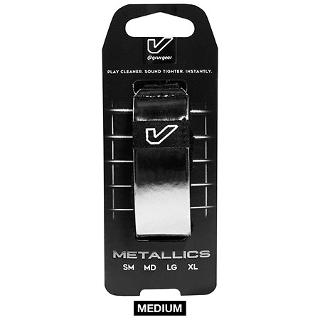 Gruv Gear FretWraps Metallics Titanium Medium