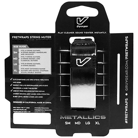 FretWraps Metallics Titanium Medium Gruv Gear