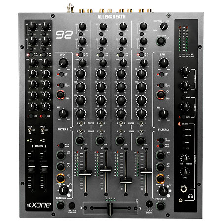 Pack Xone:92 mk2 + 12" Flight Case Black Allen & Heath