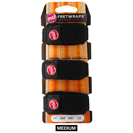 Gruv Gear FretWraps 3-Pack MTD Black Medium