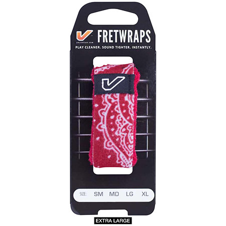 Gruv Gear FretWraps Red Bandana Extra Large