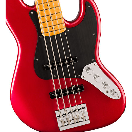 American Ultra II Jazz Bass V Sinister Red Fender
