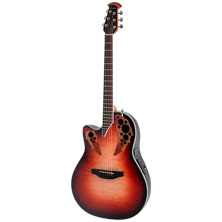 CE44LX 1R G E-Acoustic Guitar Celebrity Elite Plus Mid Cutaway LH Ovation