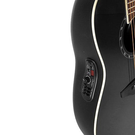 2771AX 5 G E-Acoustic Guitar Standard Balladeer Deep Contour Cutaway Black Ovation