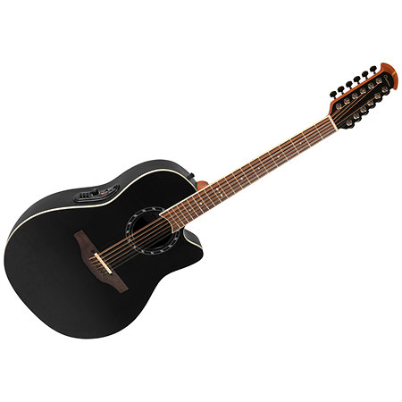Ovation Standard Balladeer Deep Contour Cutaway 12 Black