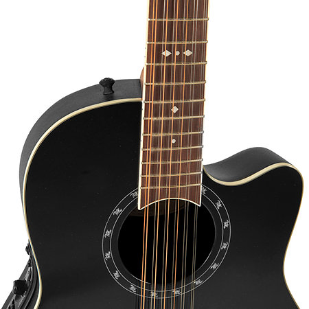 Standard Balladeer Deep Contour Cutaway 12 Black Ovation