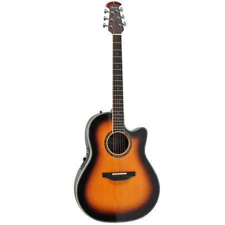 2762BL VB G E-Acoustic Guitar Pro Series Custom Balladeer Deep Contour Vintage Burst Ovation