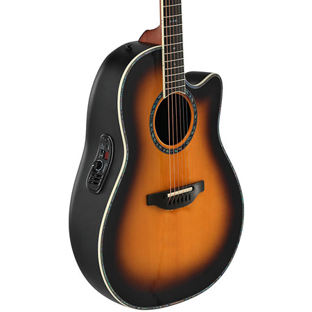 2762BL VB G E-Acoustic Guitar Pro Series Custom Balladeer Deep Contour Vintage Burst Ovation
