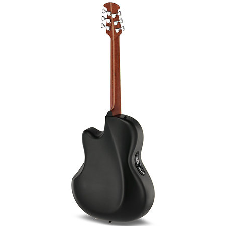2762BL 5 G E-Acoustic Guitar Pro Series Custom Balladeer Deep Contour Black Ovation
