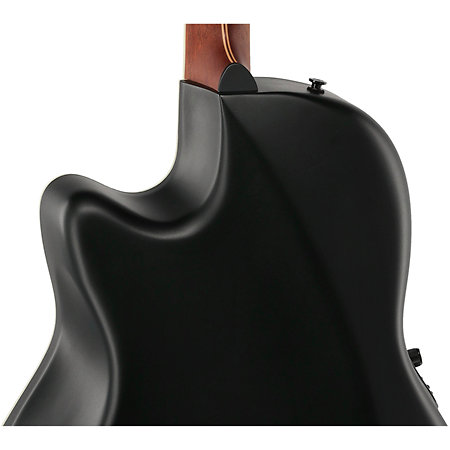 2762BL 5 G E-Acoustic Guitar Pro Series Custom Balladeer Deep Contour Black Ovation