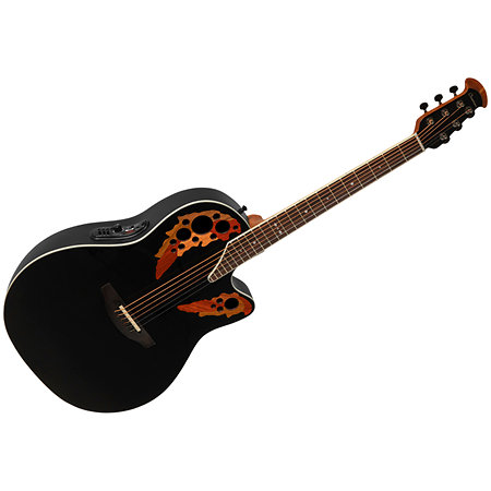 Ovation 2778AX 5 G E-Acoustic Guitar Standard Elite Deep Contour Cutaway Black