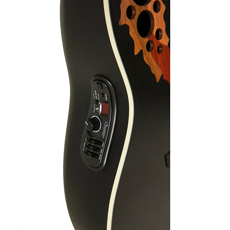 2778AX 5 G E-Acoustic Guitar Standard Elite Deep Contour Cutaway Black Ovation