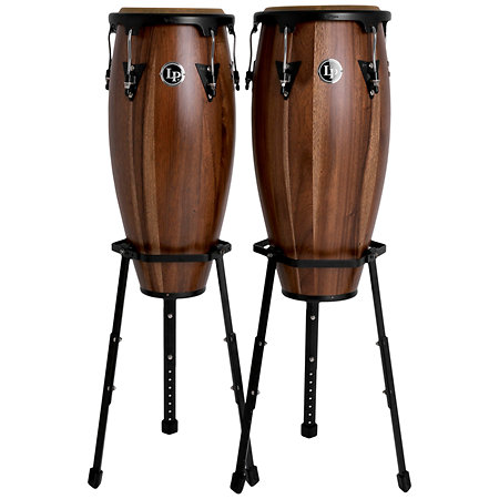 Latin Percussion LPA647B-SW Set congas Aspire Siam Walnut 11" et 12" (lot de 2)