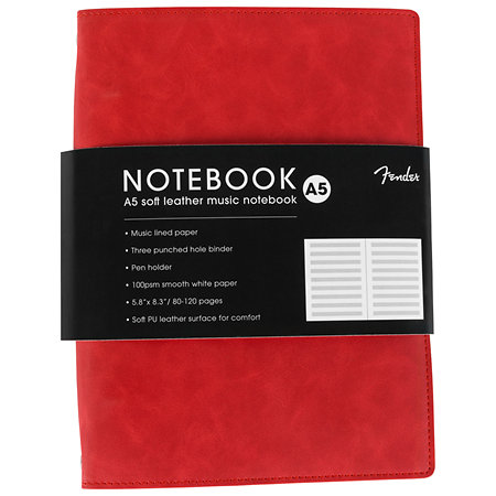 Fender Cahier de musique Fender en similicuir