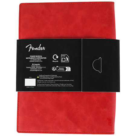 Cahier de musique Fender en similicuir Fender