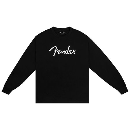 Fender Fender Spaghetti Logo Long Sleeve T-shirt Black L