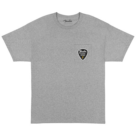 Fender T-shirt à poche Pick Patch M Athletic Gray