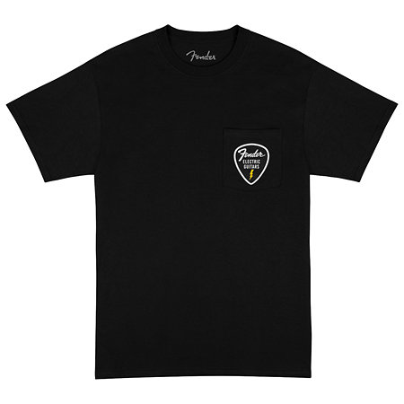 Fender T-shirt à poche Pick Patch XL Noir
