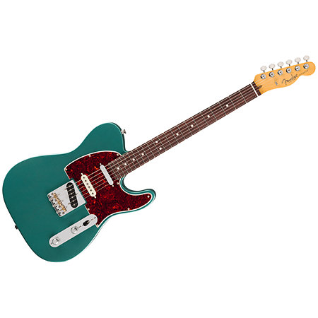 American Professional Classic Hotshot Telecaster Faded Sherwood Green Metallic + Housse Fender