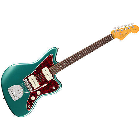 American Professional Classic Jazzmaster Faded Sherwood Green Metallic + Housse Fender