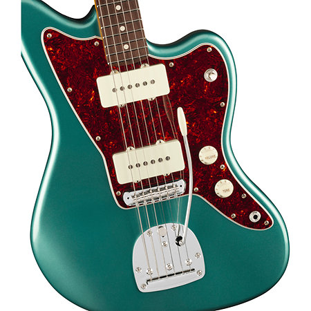 American Professional Classic Jazzmaster Faded Sherwood Green Metallic + Housse Fender