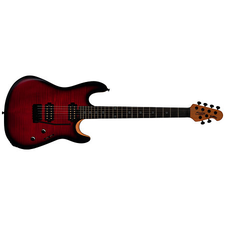 Sterling by Music Man Rabea Massaad Blood Flame Burst