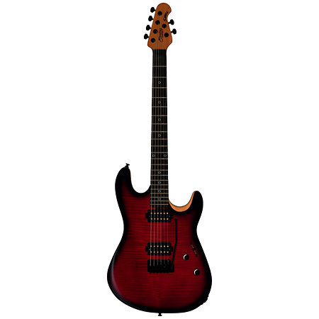 Rabea Massaad Blood Flame Burst Sterling by Music Man