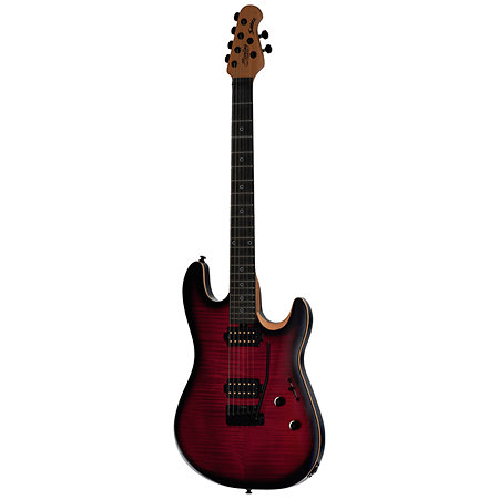 Rabea Massaad Blood Flame Burst Sterling by Music Man