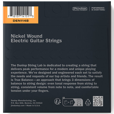 Dunlop DEN1148 Nickel Wound 11-48