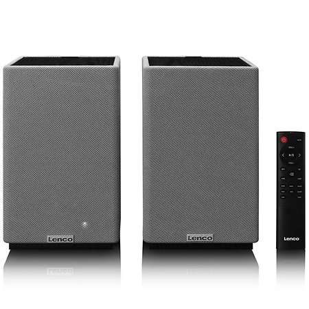 Lenco SPB-240BKGY Enceintes Hi-Fi stéréo Gris